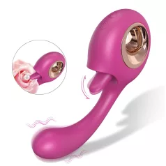 Sex HD - vibrador de sucção e ponto G (vermelho)