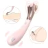Sex HD - vibrador recarregável à prova d'água com roda de estimulação - rosa