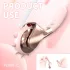 Sex HD - vibrador recarregável à prova d'água com roda de estimulação - rosa