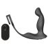 Vibrador próstato Virgil com anel peniano e escrotal (preto)