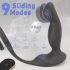 Vibrador próstato Virgil com anel peniano e escrotal (preto)