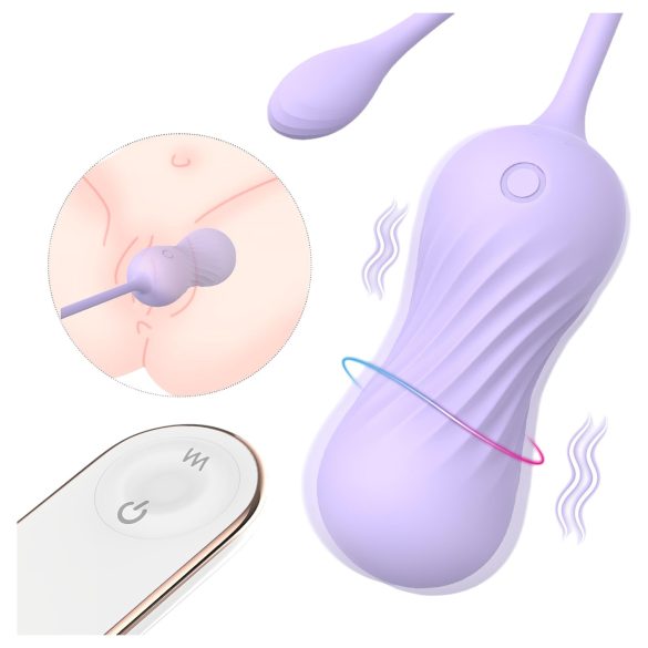 Ovo Vibrante Twist HD - Púrpura Sensual