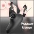 Sex HD Espelho - Vibrador lambedor com aquecimento (preto)