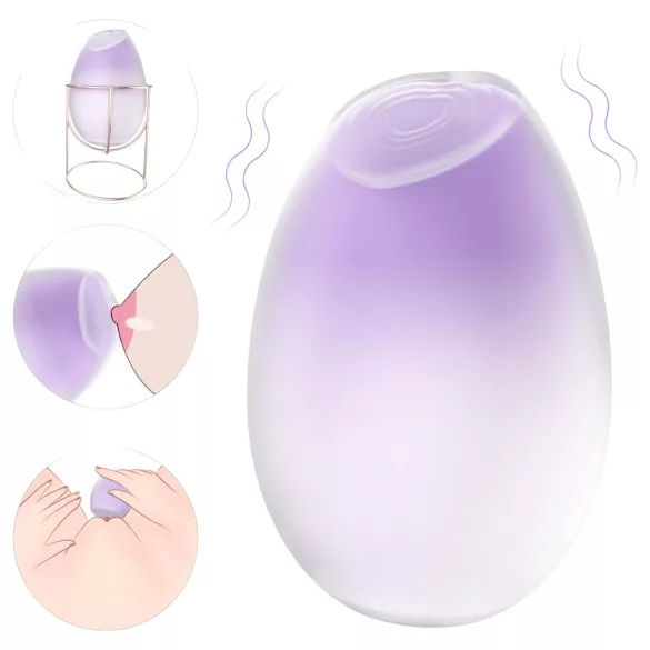 Sex HD - sugador de seios e clitóris 2 em 1 - silicone lilás