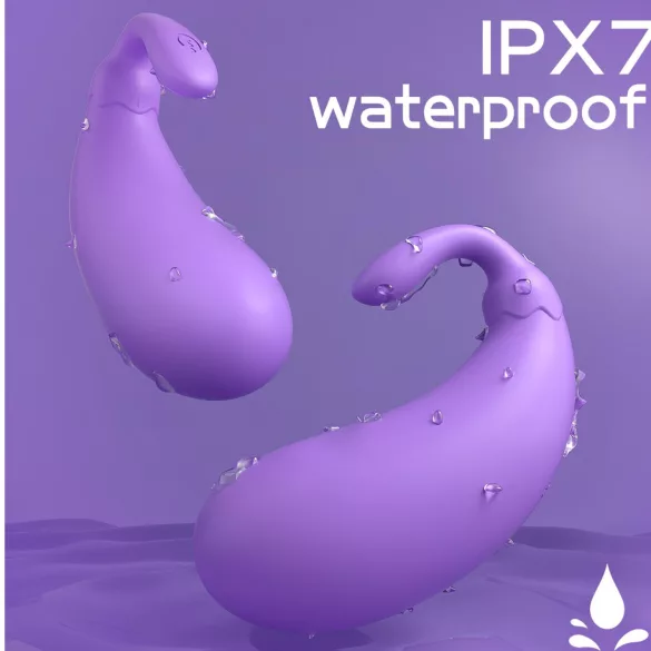 Sex HD - vibrador formato berinjela - roxo