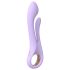Vibrador Kaethe com estimulador - Roxo