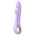Vibrador Kaethe com estimulador - Roxo