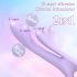 Vibrador Kaethe com estimulador - Roxo