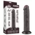Lovetoy Sliding-Skin - dildo com ventosa - dupla camada - 20cm marrom