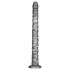 Lovetoy King Size - vibrador extra grande - 40,5 cm (cinza)