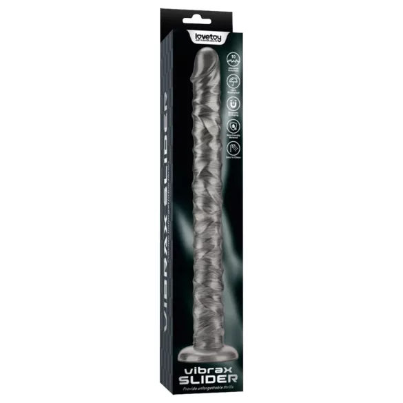 Lovetoy King Sized - vibrador grande - 40,5 cm - cinza