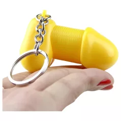 Roomfun - porta-chaves de pénis engraçado (amarelo)