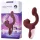 Magic Motion Magic Ponder - vibrador rabbit 2 em 1 - silicone bordô