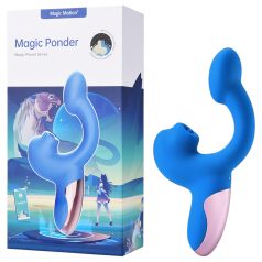   Magic Motion Magic Ponder - Vibrador 2 em 1 com estimulador (azul)