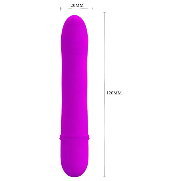 Pretty Love Beck - vibrador ponto G à prova d'água - silicone rosa