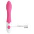 Pretty Love Bishop - Vibrador G-Spot à prova d'água (rosa-branco)