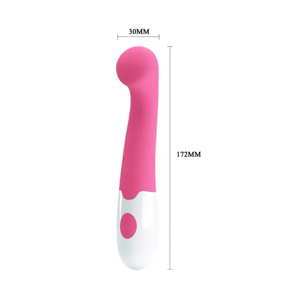 Pretty Love Charles - vibrador à prova de água para o ponto G (rosa)