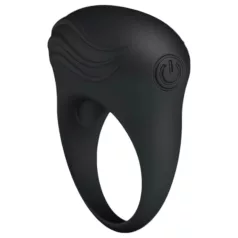  Pretty Love Bertram - anel peniano vibratório à prova d’água - silicone preto