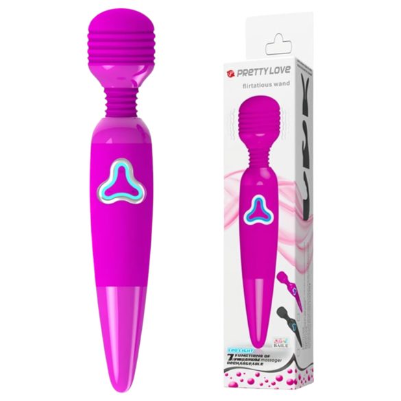 Pretty Love Wand - vibrador massajador recarregável (roxo)
