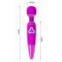 Pretty Love Wand - vibrador massajador recarregável (roxo)
