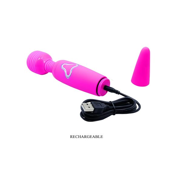 Pretty Love Wand - vibrador recarregável e massageador (roxo)