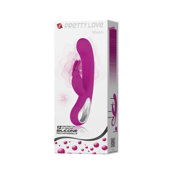 Pretty Love Webb - vibrador com braços para clitóris (rosa)