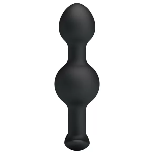 Pretty Love - plug anal com bolas internas - silicone preto