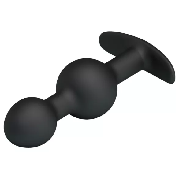 Pretty Love - plug anal com bolas internas - silicone preto