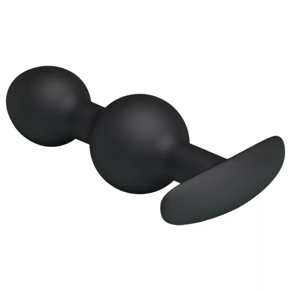 Pretty Love - plug anal com bolas internas - silicone preto