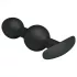 Pretty Love - plug anal com bolas internas - silicone preto