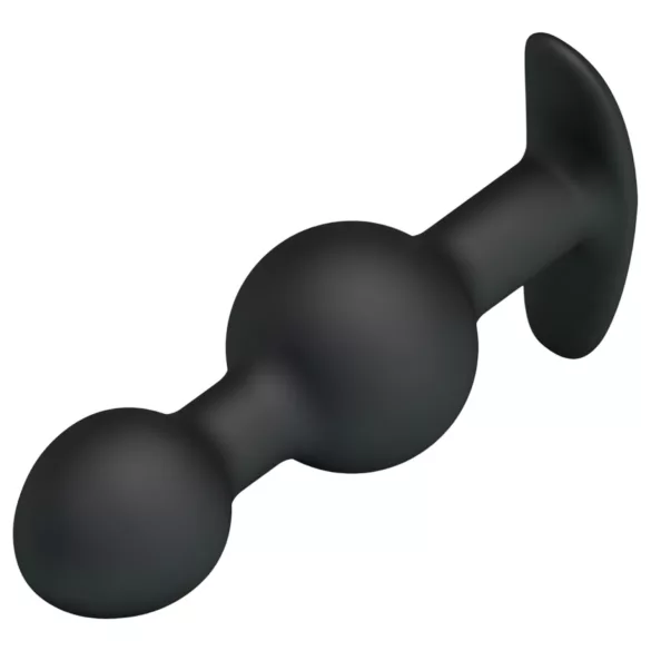 Pretty Love - plug anal com bolas internas - silicone preto
