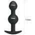 Pretty Love - Plug Anal Com Esferas (Preto)