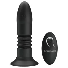   Pretty Love Magic Jinger - vibrador anal empurrador - silicone preto