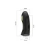 Pretty Love Marico - vibrador de dedo eletroestimulação - silicone preto