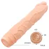Baile Barbara - vibrador realístico - 22,5 cm - cor natural