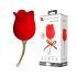 Pretty Love Rose Lover - Vibrador 2 em 1 con Língua (vermelho)
