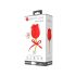 Pretty Love Rose Lover - Vibrador 2 em 1 con Língua (vermelho)