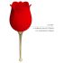Pretty Love Rose Lover - Vibrador 2 em 1 con Língua (vermelho)