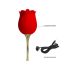 Pretty Love Rose Lover - Vibrador 2 em 1 con Língua (vermelho)
