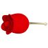 Pretty Love Rose Lover - Vibrador 2 em 1 con Língua (vermelho)