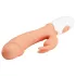 Pretty Love Easter Bunny - vibrador com estimulador de clitóris - cor natural