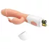 Pretty Love Easter Bunny - vibrador com estimulador de clitóris - cor natural