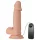 Baile Zebulon - vibrador realístico com escroto - 19cm - cor natural