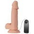 Baile Zebulon - vibrador realístico com escroto - 19cm - cor natural