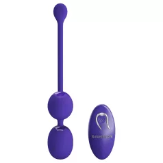   Pretty Love Willie Youth - bola vaginal com controle remoto - silicone roxo