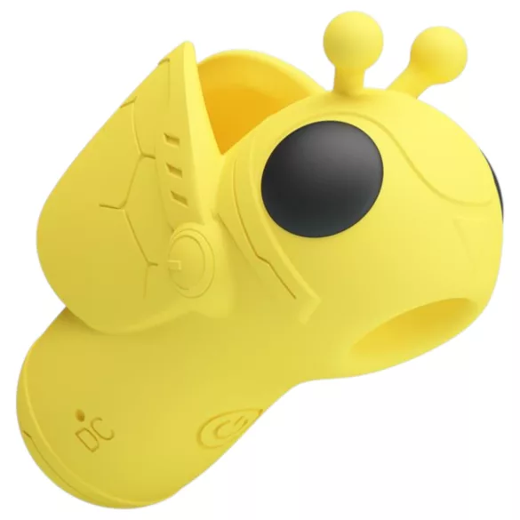Pretty Love Magic Bee - vibrador de dedo para clitóris - silicone amarelo