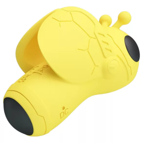 Pretty Love Magic Bee - vibrador de dedo para clitóris - silicone amarelo