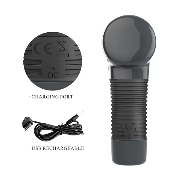 Pretty Love - massageador tipo pistola - recarregável - preto