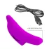Pretty Love Delphini - vibrador de dedo formato golfinho - silicone roxo
