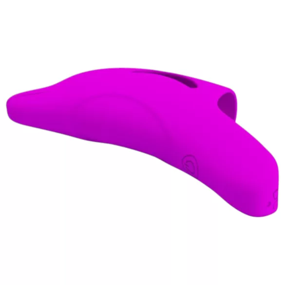 Pretty Love Delphini - vibrador de dedo formato golfinho - silicone roxo